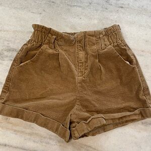 Cider paper bag shorts